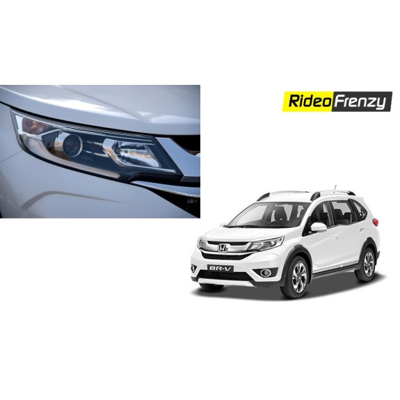 Buy Honda BR-V Chrome Headlights Covers online India | Best Quality Chrome Accessories for Honda BRV