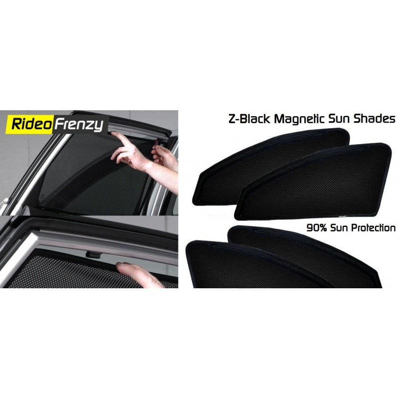 Buy Z-Black Sun Shades for Car Online India, Customized Fitting