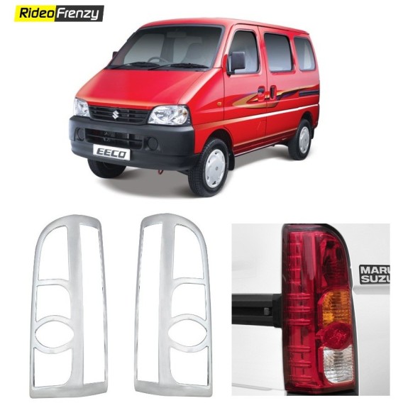 Buy Maruti Eeco Chrome Tail Light Cover online at low prices-RideoFrenzy