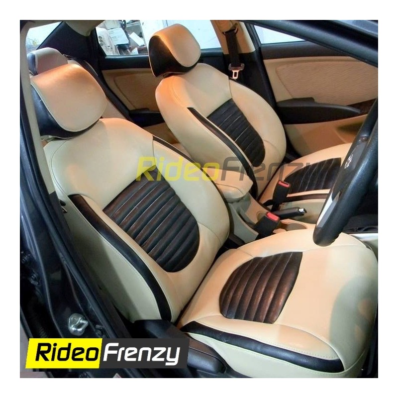 Premium Leather Seat Covers for Verna Fluidic