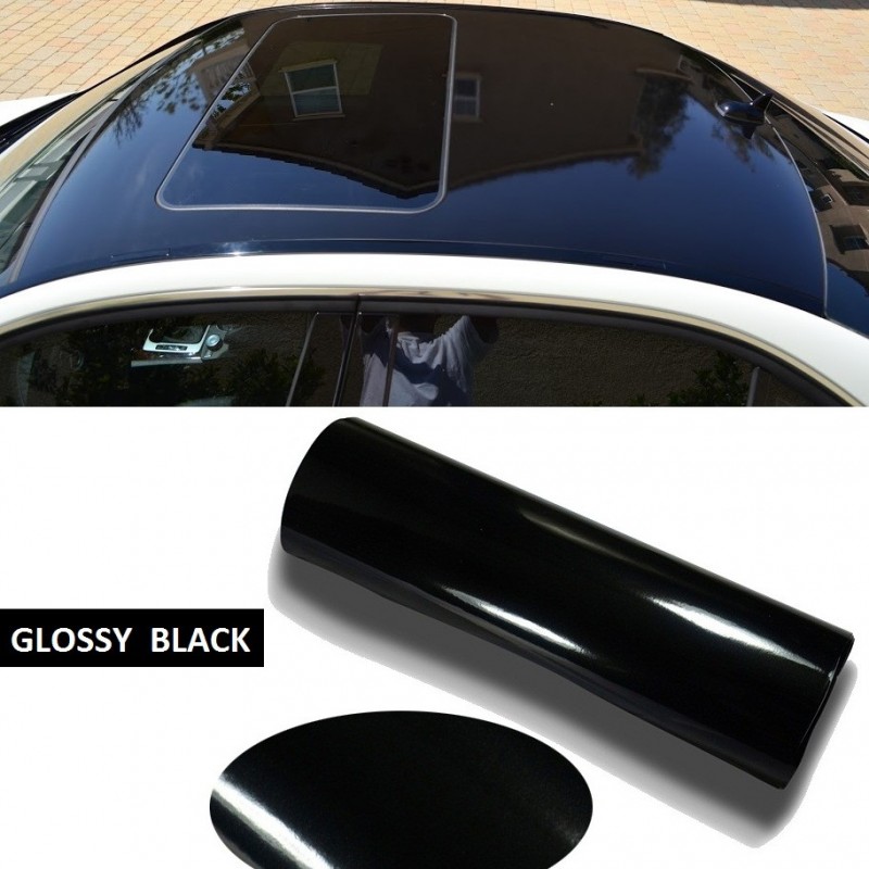 Buy Gloss Black Vinyl Roof Wrap Sheet Online India Bubble Free