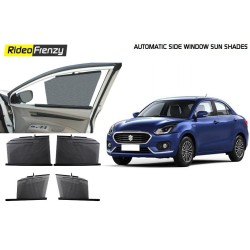 Buy Maruti Dzire 2017 Automatic Window Curtains | UV Protected | Custom Fit | COD & EMI