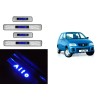 Maruti Alto Door Stainless Steel Sill Plate with Blue LED