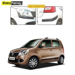 Buy WagonR Original Matt Black Bumper Protectors online at low prices-RideoFrenzy