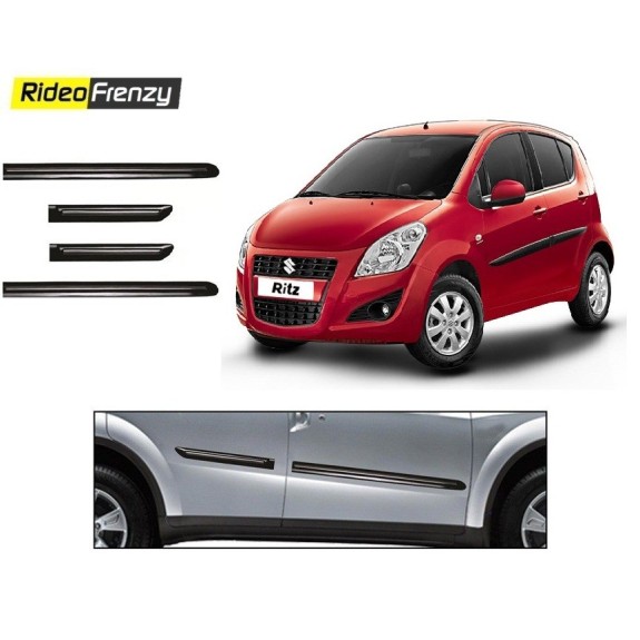 Buy Maruti Ritz Black Chrome Side beading online at low prices-Rideofrenzy