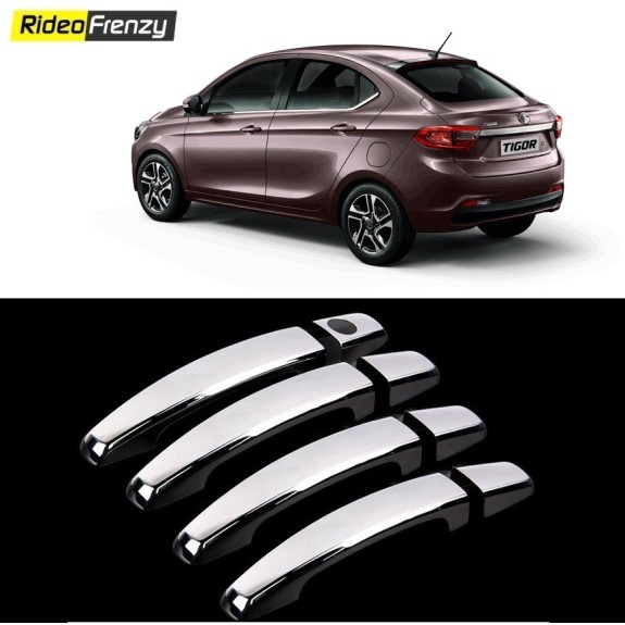 Buy Door Chrome Catch/Handle Cover for Tata Tigor at low prices-RideoFrenzy