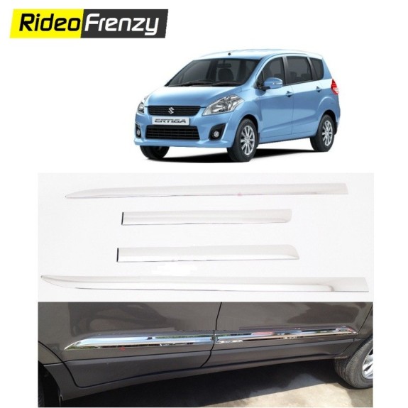 Buy Stainless Steel Maruti Ertiga Chrome Side Beading Online at low prices-RideoFrenzy