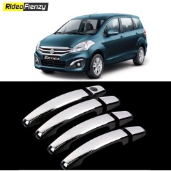 Buy Premium Maruti Ertiga Door Chrome Handle Covers at low prices-RideoFrenzy