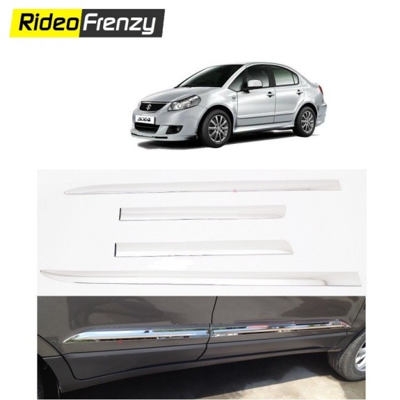 Buy Triple Layered Maruti SX4 Chrome Side Beadiing at low prices-RideoFrenzy