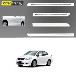 Buy Original OEM Maruti SX4 White Chrome Side beading at low prices-RideoFrenzy