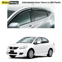 Buy Unbreakable Maruti SX4 Door Visors in ABS Plastic at low prices-RideoFrenzy