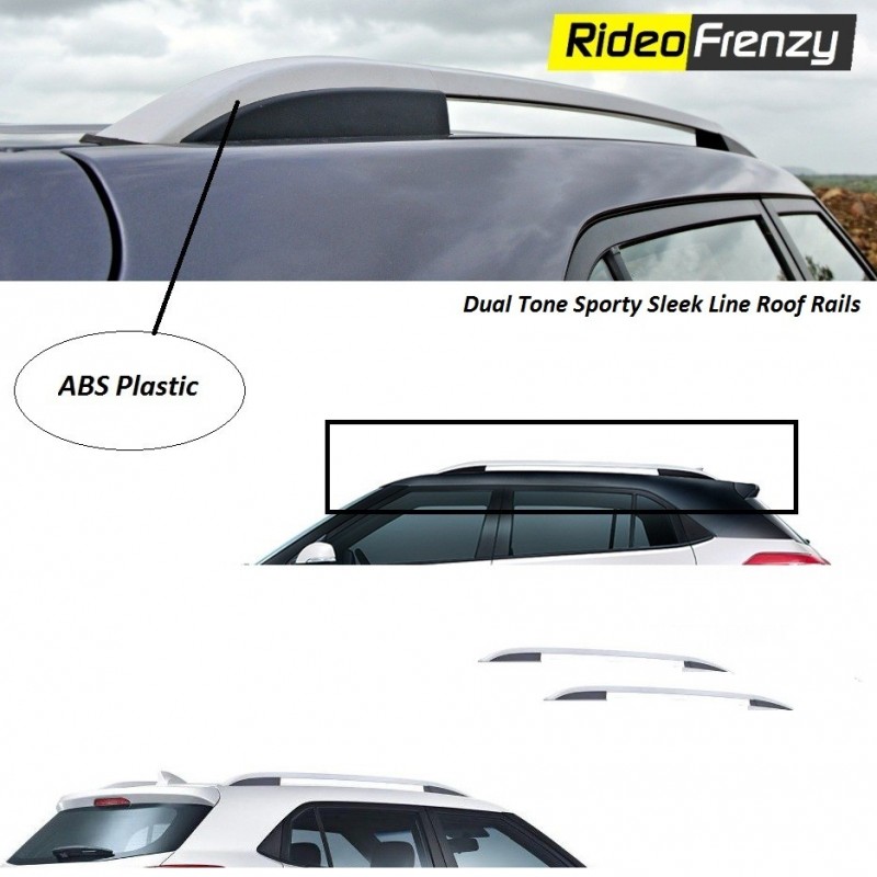 Buy Dual Tone Sporty Roof Rails for SUV  Online at low prices-RideoFrenzy