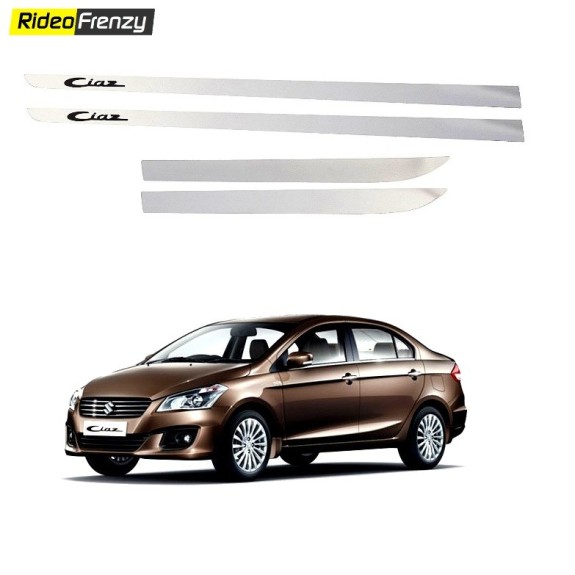 Buy Stainless Steel Maruti Ciaz Chrome Side Beadiing online at low prices-RideoFrenzy