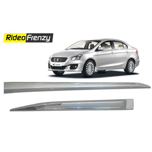 Buy Original Maruti Ciaz Silver Chromed Side Beading at low prices-RideoFrenzy