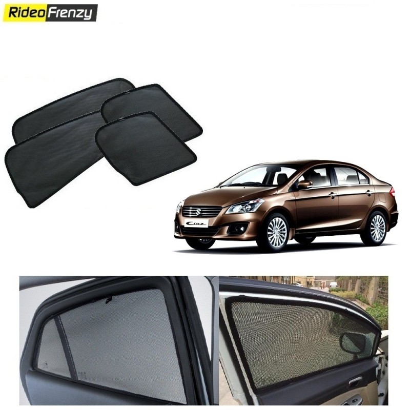 Buy Maruti Ciaz Magnetic Car Window Sunshades at low prices-RideoFrenzy