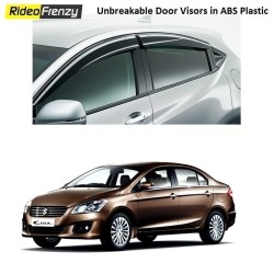 Unbreakable Maruti Ciaz Door Visors in ABS Plastic