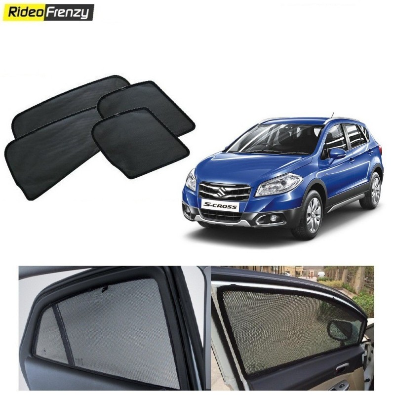 Buy Maruti S-CROSS Magnetic Car Window Sunshade at low prices-RideoFrenzy
