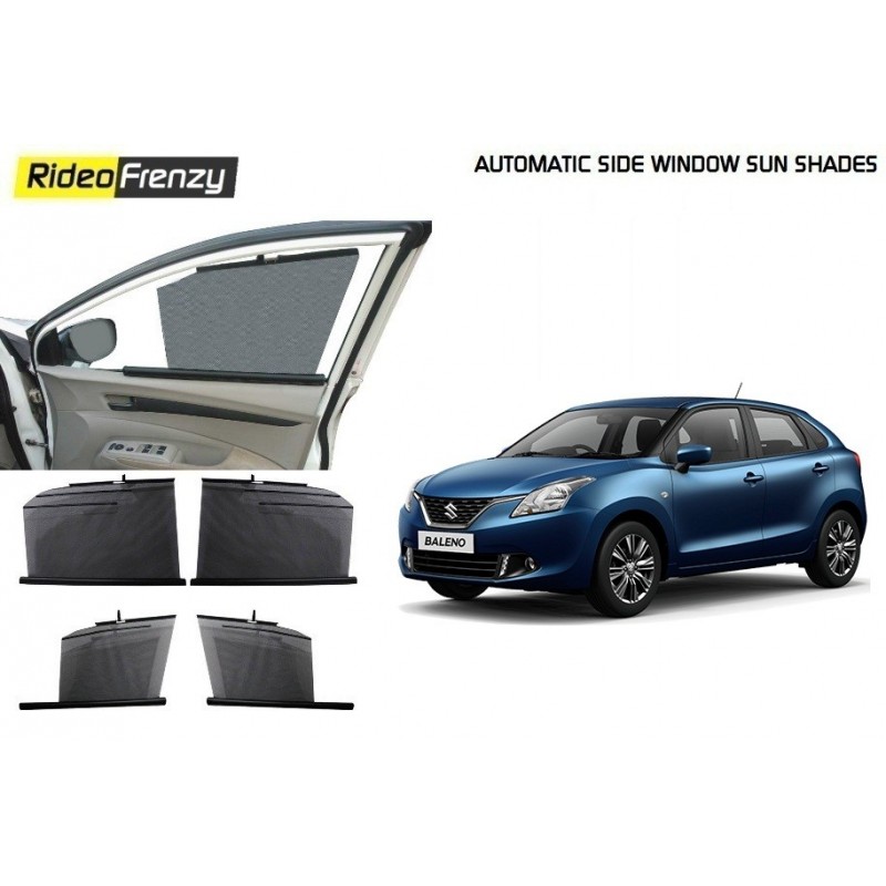 Buy Maruti Baleno Automatic Side Window Curtains | UV Protected | Custom Fit online India