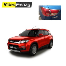 Buy Vitara Brezza Chrome Tail Light Garnish Online | Rustfree