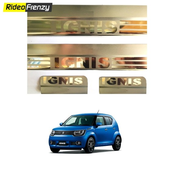 Maruti Ignis Stainless Steel Door Scuff Sill Plates