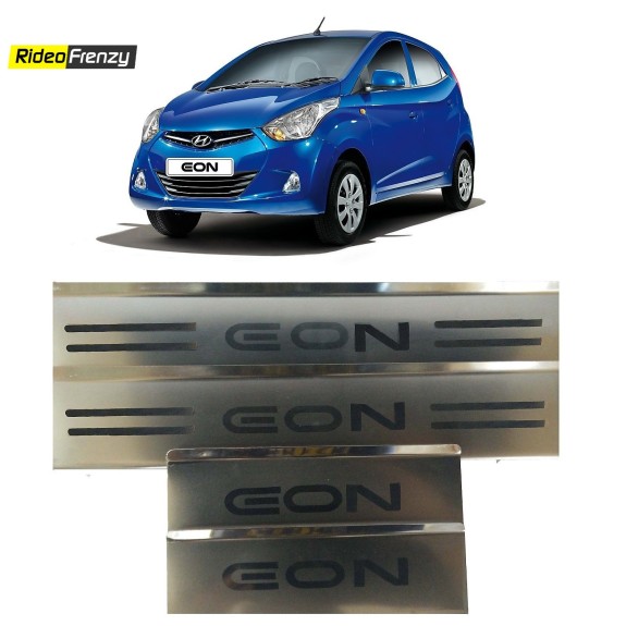 Buy Hyundai Eon Stainless Steel Door Scuff Sill Plates online at low prices-RideoFrenzy