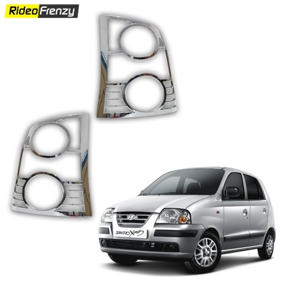 Buy Hyundai Santro Chrome Tail Light Covers at low prices-RideoFrenzy