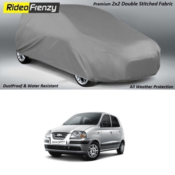 Buy Heavy Duty Double Stitched Hyundai Santro Body Cover at low prices-RideoFrenzy