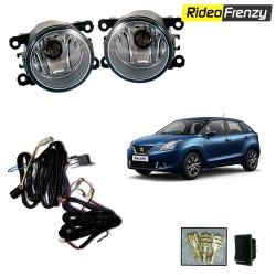 Buy Maruti Suzuki Baleno Fog Lamp Kit | Wiring & switch Included online India