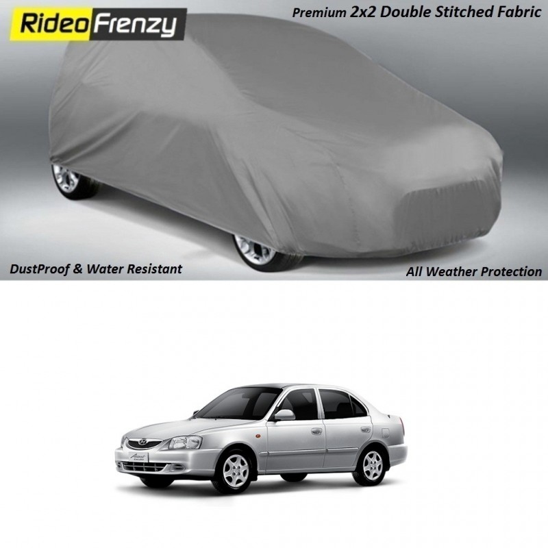 Buy Heavy Duty Double Stitched Hyundai Accent Body Cover at low prices-RideoFrenzy