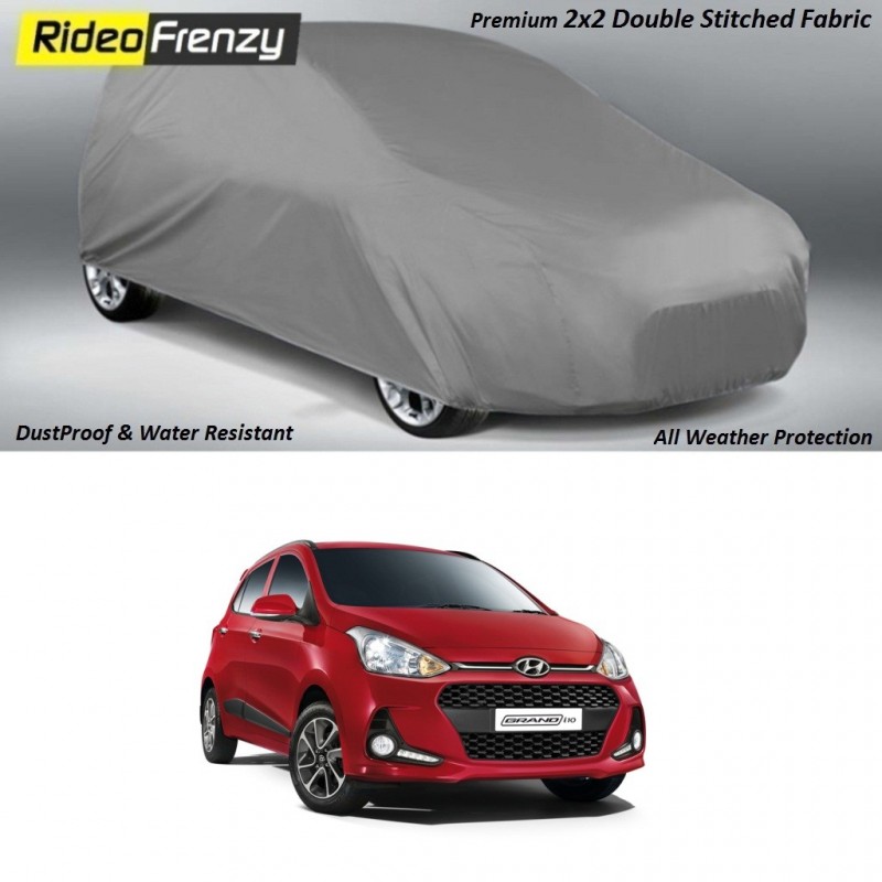 Buy Heavy Duty Double Stitched Hyundai Grand i10 Body Cover at low prices-RideoFrenzy