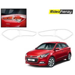 Buy Premium Hyundai Elite i20 Chrome Tail Light Covers at low prices-RideoFrenzy