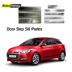 Buy Hyundai Elite i20 Stainless Steel Door Scuff Sill Plate at low prices-RideoFrenzy