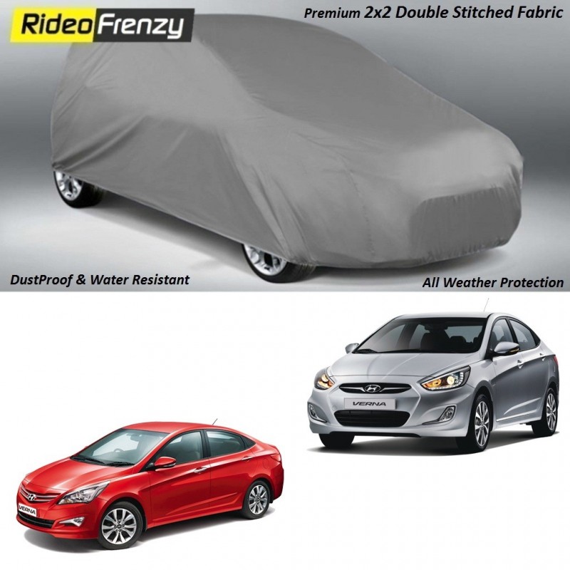 Buy Heavy Duty Double Stiching Hyundai Verna Body Covers at low prices-RideoFrenzy