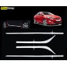 Buy Hyundai Verna Fluidic Lower Chrome Side Beading at low prices-RideoFrenzy