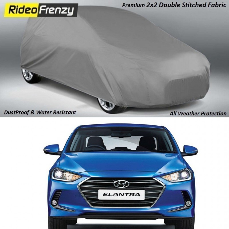 Buy Heavy Duty Double Stiching Hyundai Elantra Body Cover at low prices-RideoFrenzy