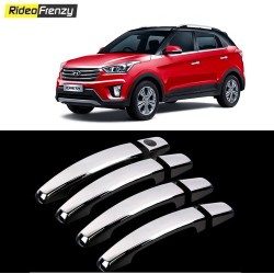 Buy Hyundai Creta Door Chrome Handle Covers at low prices-RideoFrenzy