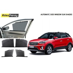 Buy Hyundai Creta Automatic Side Window Sun Shades at low prices-RideoFrenzy