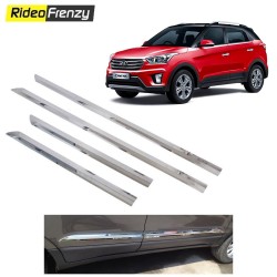 Buy Triple layer Hyundai Creta Chrome Side Beading at low prices-RideoFrenzy