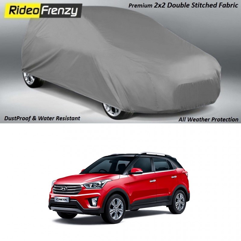 Buy Heavy Duty Double Stiching Hyundai Creta Body Covers at low prices-RideoFrenzy