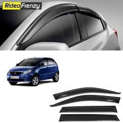 Buy Unbreakable Tata Indica Vista Door Visors in ABS Plastic at low prices-RideoFrenzy