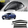 Buy Maruti Suzuki Dzire 2017 Door Visors | ABS Plastic | Unbreakable Injection Molding