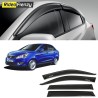 Buy Unbreakable Tata Zest Door Visors in ABS Plastic at low prices-RideoFrenzy