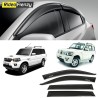 Buy Unbreakable Mahindra Scorpio Door Visors in ABS Plastic-6 pcs at low prices-RideoFrenzy