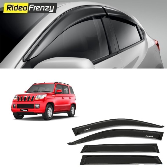Buy Unbreakable Mahindra TUV300 Door Visors in ABS Plastic at low prices-RideoFrenzy
