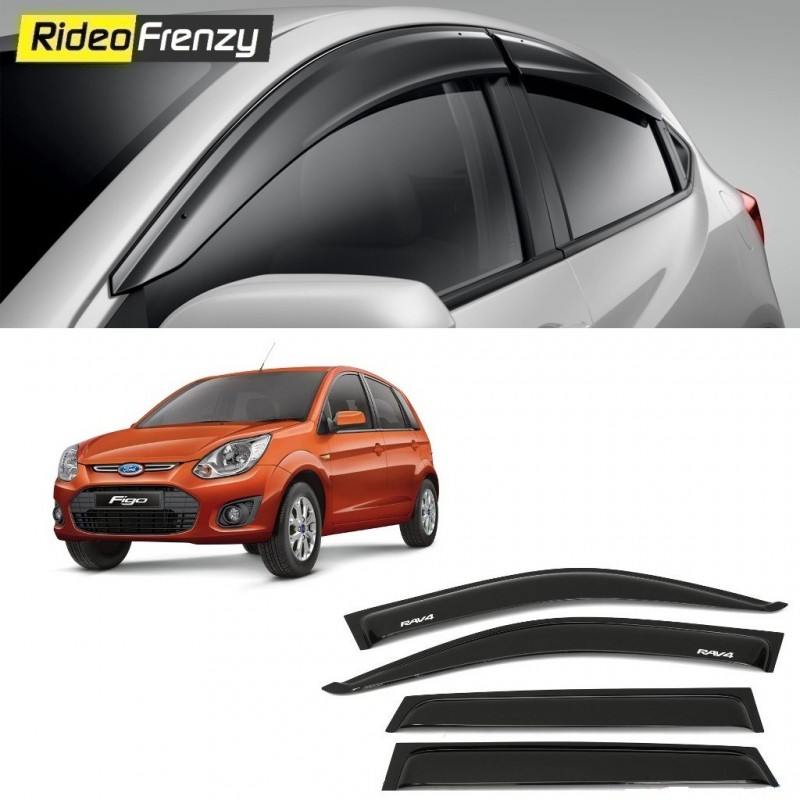 Buy Unbreakable Ford Figo Door Visors in ABS Plastic at low prices-RideoFrenzy