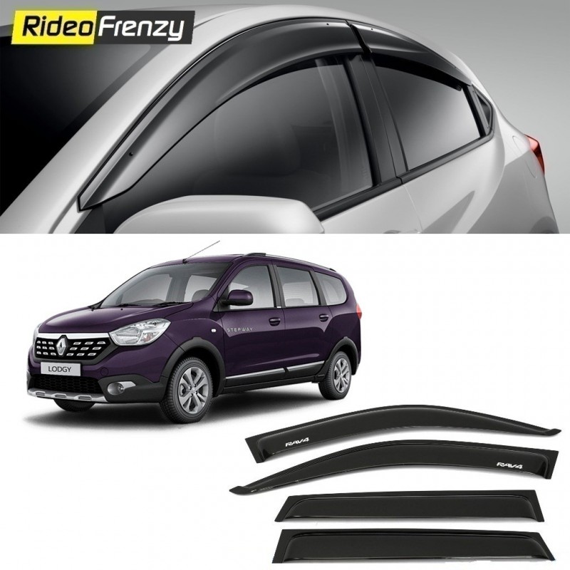 Buy Unbreakable Renault Lodgy Door Visors in ABS Plastic at low prices-RideoFrenzy