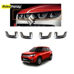 Buy Vitara Brezza Original Front Chrome Grill U Garnish Online India