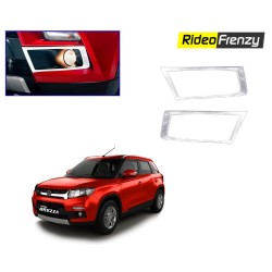 Buy Vitara Brezza Chrome Fog Lamp Garnish Online | 100% Genuine