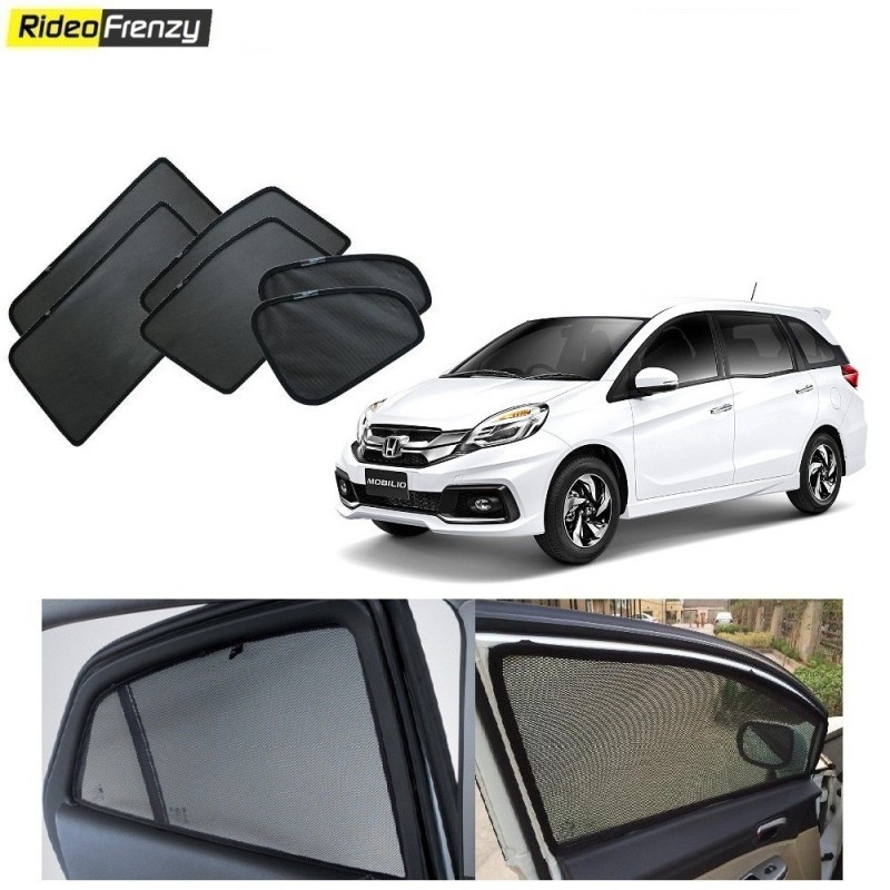 Buy Honda Mobilio Magnetic Car Window Sunshade-6Pcs at low prices-RideoFrenzy