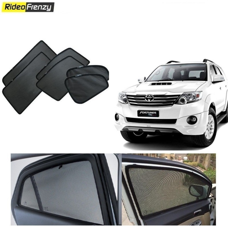 Buy Toyota Fortuner Magnetic Car Window Sunshade at low prices-RideoFrenzy